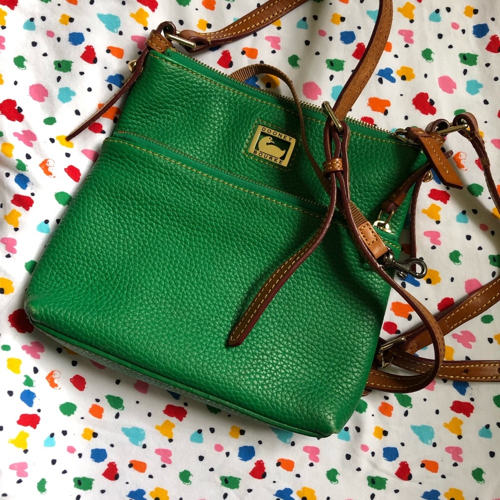 Dooney & Bourke Crossbody Green Leather purse